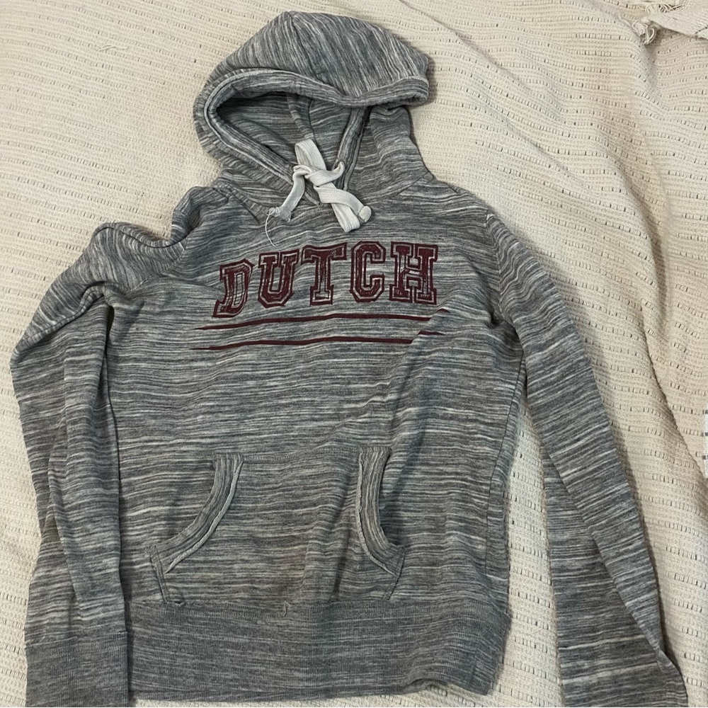 Dutch bros grey hoodie